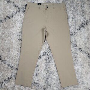 NEW Banana Republic Flat Front Pants Men's Size 40x30 Chino Straight Golf Tech